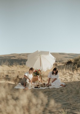 Picnic aan zee